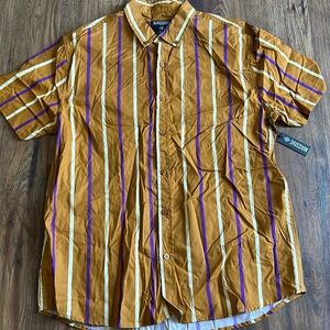 NWT Men’s Striped Button Down Tee